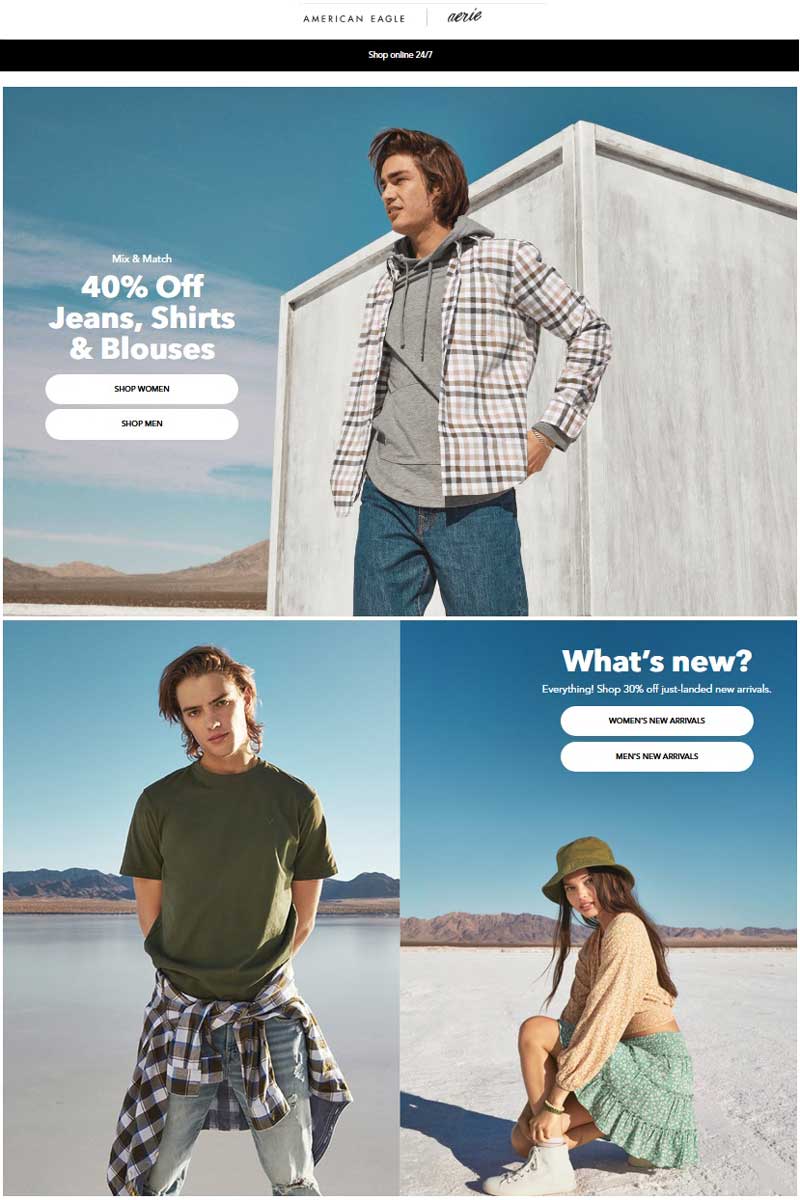 american eagle mens shirts clearance