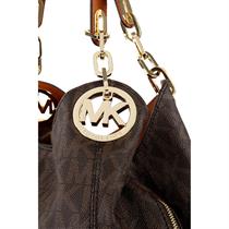 Michael Kors Large Chain Shoulder Tote Bag 30T9G0LE3L 001 Black